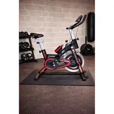 Bicicleta Spinning Ergométrica Com Roda De Inércia De 13kg Premium Vermelho