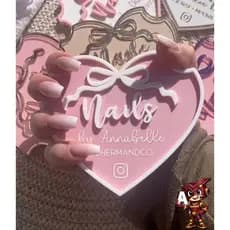 Expositor de Unhas Coração Personalizado Gravação Laser