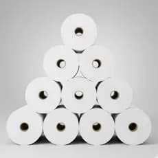 Kit 30 Bobinas Térmicas REP 57mm X 300m Impressão Relógio De Ponto Comprovante RH Empresas Atacado