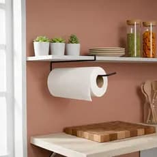 Suporte Apoio Papel Para Prateleira Restaurante Porta Papéis Multiuso Bancada Cozinha Estilo Moderno