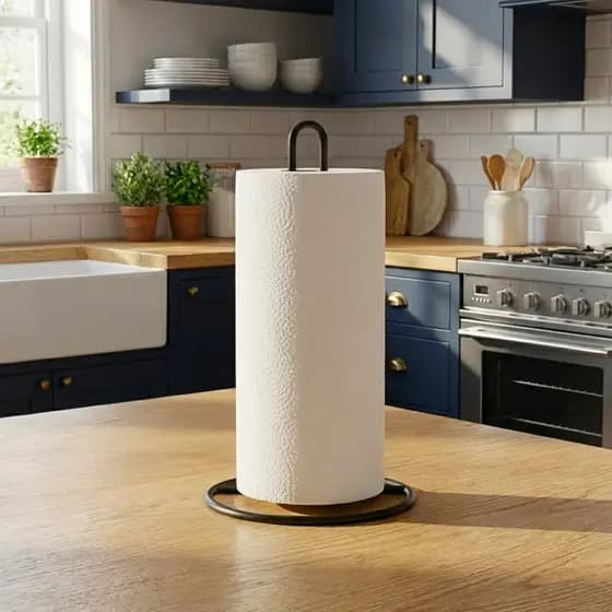 Porta Guardanapo Moderno Vazado para Mesa Cozinha Suporte Bar Restaurante Apoio Papel Toalha