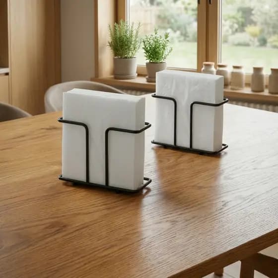 Kit 2 Organizador Papeleiro Vertical Cozinha Portátil Multifuncional Dispenser Papel Toalha Multiuso