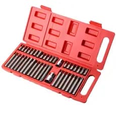 Conjunto de Pontas Estrela (Torx) Profissional com Maleta – Aço Cromo Vanádio