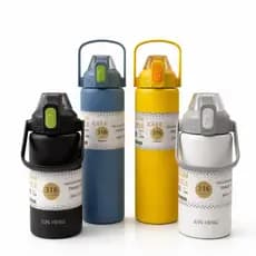 Garrafa Térmica Aço Inox  900ml 1200ml 1600ml com Alça- Cores