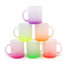 Xícara/Caneca de Chopp 350ml Vidro Sublimável Diversas Cores