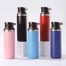 Garrafa Térmica Inox 304 500ml Tampa Antivazamento