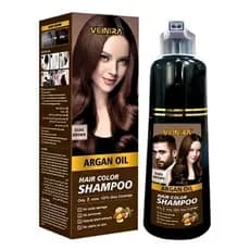 Veinira Shampoo Tonalizante Fórmula suave Sem Amônia Cor Castanho Escuro ou Preto