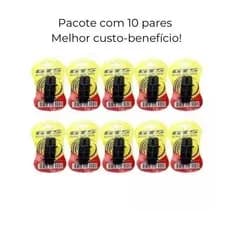 KIT PASTILHA DE FREIO P/ BIKE GTS V-BRAKE ORBITAL 70MM BIKE - 10 PARES