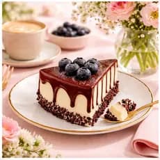 Ímã Geladeira Fake Food Torta Chocolate Frutas Realista