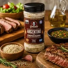 Sal Parrilla Argentino com Chimichurri Gonzalo 500g – Tempero Premium para Churrasco, Sabor Intenso para Carnes