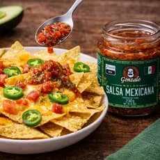 Molho Salsa Mexicana Gonzalo 230g – Tempero Picante Premium para Carnes, Nachos, Tacos e Grelhados