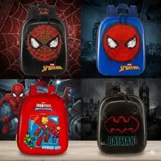 Mochila Masculina Infantil Escolinha Creche Passeio Menino Bolsa Costas Zíper