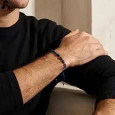 ✨   Pulseira com Cartão de Mensagem Inspiradora, Pedra de Cura, Corda Trançada, Presente de Boa Sorte para Ela