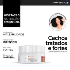 Máscara Capilar Para Cachos Nutrição Resistência e Maciez 250g - Raízes & Vibes