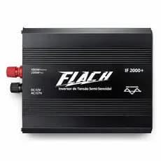 INVERSOR DE TENSAO FLACH 12V PARA 127V 2000W PICO 1000W NOMINAL