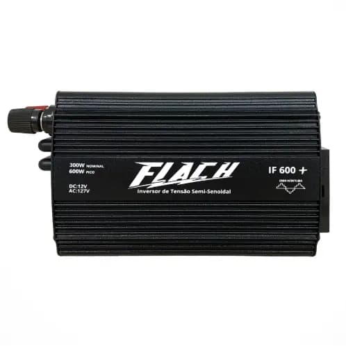 INVERSOR DE TENSÃO FLACH 12V/220V 1600W PICO 800W NOMINAL