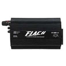 INVERSOR DE TENSÃO FLACH 12V/220V 600W PICO 300W NOMINAL