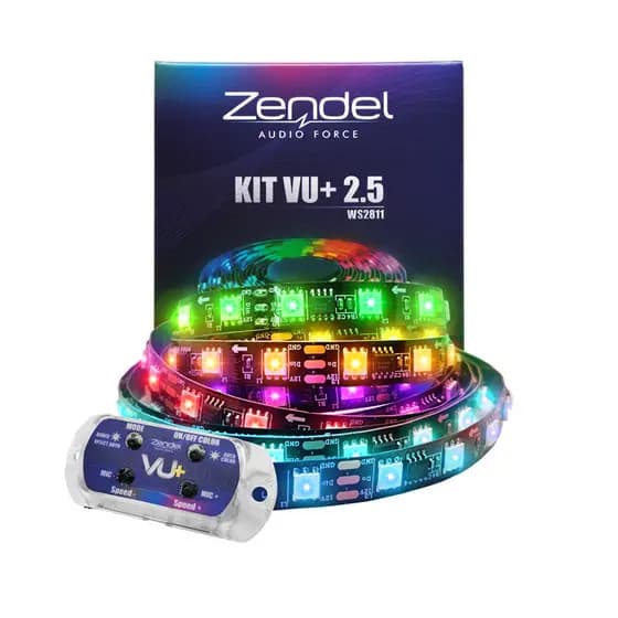 Kit Central VU + Fita Led 2,5 metros Zendel ZD-KVU-2.5