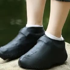 Protetor de Sapatos de chuva de silicone à prova d'água para crianças Tamanho S calça de 26 a 33