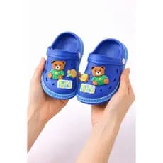 Sandália Ursinho Azul Infantil e Teen em EVA – Leve, Confortável e Antiderrapante - B1