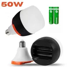 Lâmpada de Emergência Led 50W  6h Ligada Após falta de Energia