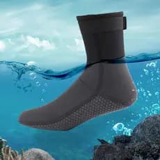 Meias de Mergulho de Neoprene 3MM com Proteção Antiderrapante