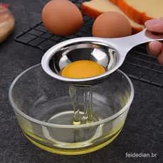 Delicadeza Aço Inoxidável Ovo Branco Separador Ferramentas Ovos Gema Filtro Gadgets Acessórios De Cozinha Separando Funi