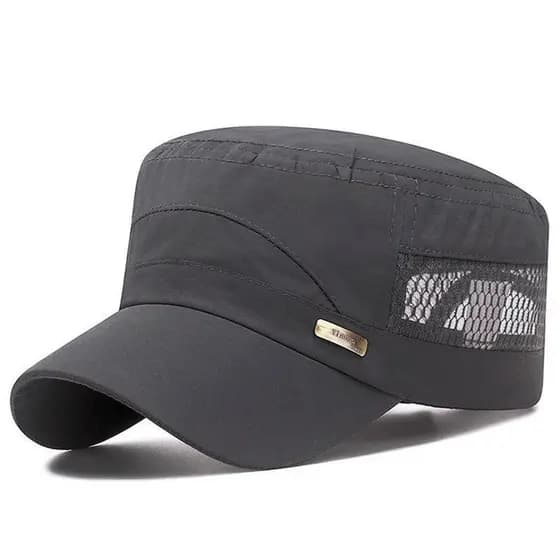 Boné Militar Masculino de Secagem Rápida, Boné de Beisebol de Verão, Militar Feminino, Boné de Malha Respirável par