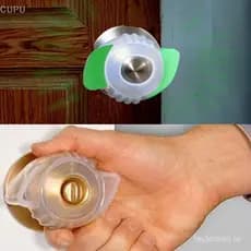 [CU] Novas Capas Fluorescentes Para Maçaneta De Porta , Protetor De Parede Redondo , Rolha De Proteção Bebês , Supriment