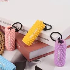 JUNYUE Mini Chaveiro De Rolo De Espuma , Keichain Em Forma De Massagem De Dedo De Silicone , Criativo