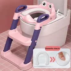 Assento Redutor Infantil com Escadinha para Vaso Sanitário – Segurança e Conforto no Desfralde