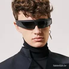 Óculos de Sol de Ciclismo Retrô Y2K Únicos para Homens e Mulheres, Prata 2023 Novo Estilo Moderno, Proteção UV Esportiva