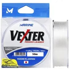 Linha de Pesca Leader Vexter 100% Fluorcarbon 50m - Original Japão