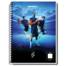 Caderno Oficial Neymar jr Camisa 10 Universitário 10 matéria 160 folhas