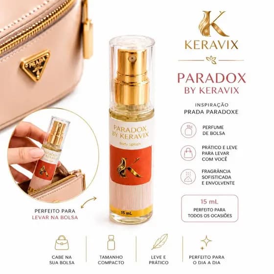 Perfume de Bolsa de 15ML Keravix Fragancias Importadas