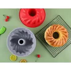 Forma de Bolo Redonda em Silicone | Antiaderente e Resistente ao Calor