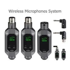 Mixer de guitarra dinâmico recarregável de transceptor XLR de 2.4 GHz pode ser usado para alto-falante, mixer, guitarra