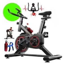 Bicicleta dinâmica, equipada com Monitor esportivo profissional, suporte máximo de carga 120kg