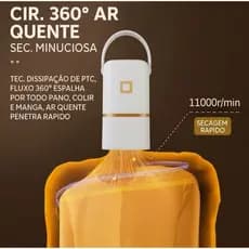 Secador de roupas portátil com tipo cortina Secador de roupas Secagem rápida, esterilização e remoção de ácaros 110V