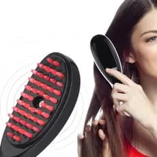 Pente de massagem a vapor com luz LED 4 em 1 - estimula o couro cabeludo, promove a circulação sanguínea, evita cuidados