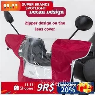 Capa De Chuva Elétrica Para Scooter-Mantenha Sua Seca E Protegida Da Motocicleta