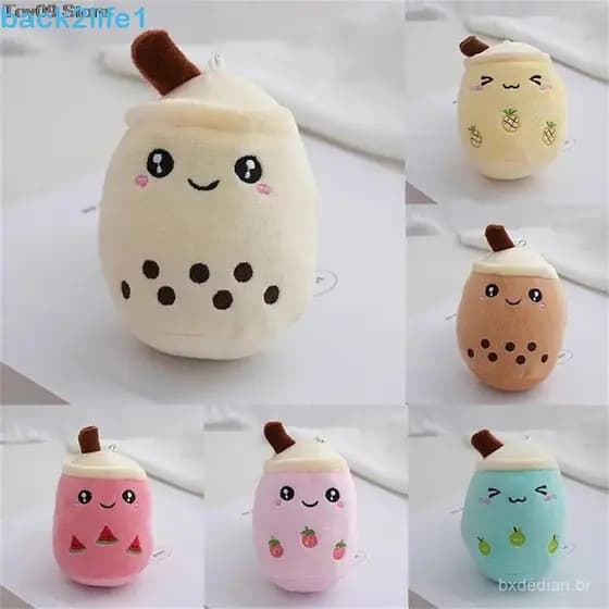 BACK2LIFE1 Chaveiro De Chá Bolha , Porta-Chaves Boba Recheado , De Leite , Boneca Kawaii , Brinquedos De Pelúcia