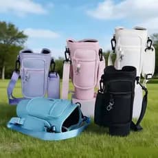 Bolsa Porta Garrafas De Água Compatível Com Copo 40oz 1,2 Litro Para Celular Chaveiro Com Alça De Ombro Ajustável