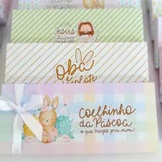 CAIXINHA PORTA BARRA DE CHOCOLATE PÁSCOA - CAIXINHA BARRA DE CHOCOLATE 80G - CAIXINHA PÁSCOA PARA BARRA DE CHOCOLATE