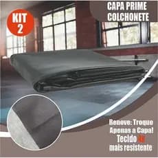 Kit 2 Capa Colchonete Prime Academia Musculação Treino Exercícios