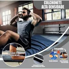 Colchonete Profissional Alta Densidade Exercícios Ginástica treino tapete yoga colchão impermeável