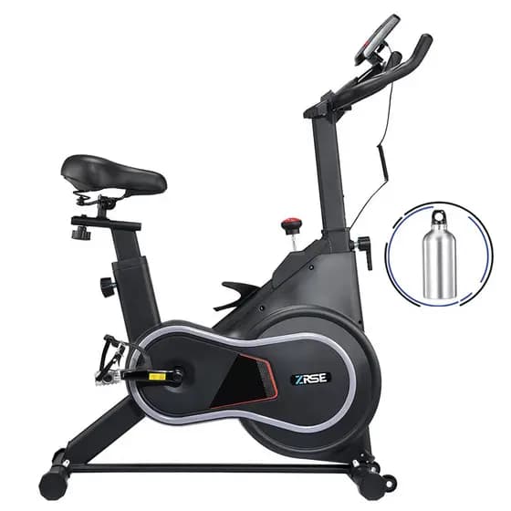 Bicicleta Spinning Ergométrica Silenciosa com Monitor de Frequência Cardíaca e Roda de Inércia 10kg