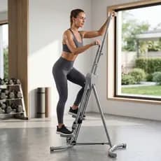 Novo Escalador Vertical e Cardio para Academia em Casa com 5 Níveis de Altura, Suporta até 120kg