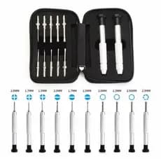 KIT de chave de fenda para óculos de 10 peças sortimento de ferramentas ópticas nova