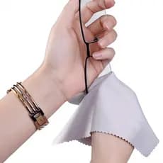 Kit com 50/100/ flanela utilidade para limpa lentes de óculos eficaz e prática 13X13CM（nova)